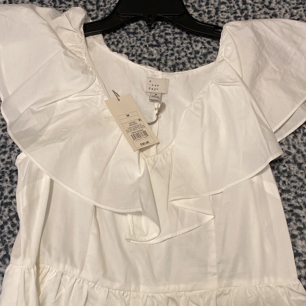 White Summer/Spring Dress - Picture 4 of 4